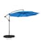 Fleming Supply Fleming Supply Offset Blue Swivel Patio Umbrella 565813HTZ - alternate 1